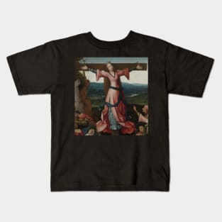 The Crucifixion of St Julia - Hieronymus Bosch Kids T-Shirt